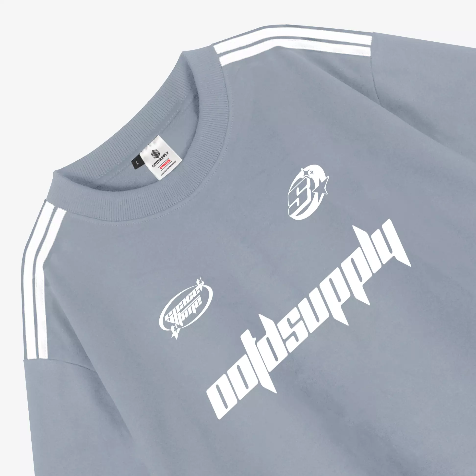 OOTDSUPPLY Oversized One Set (Atasan) Baby Terry Space Time 5th Colours l Oversize Tshirt | Kaos OneSet OSA001