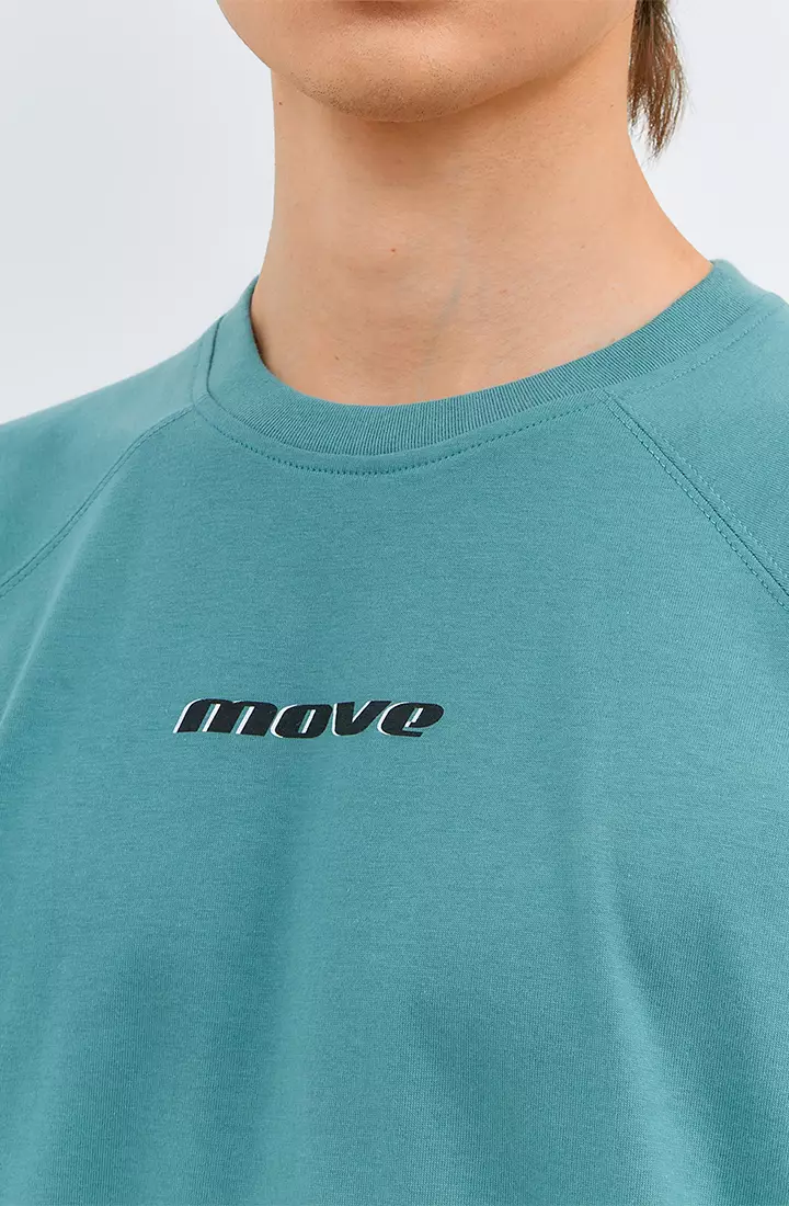 [NEW] Osella Active Cut And Sewn T-Shirt In Bristol Blue And Black 2071400719 | Kaos Pria Lengan Pendek