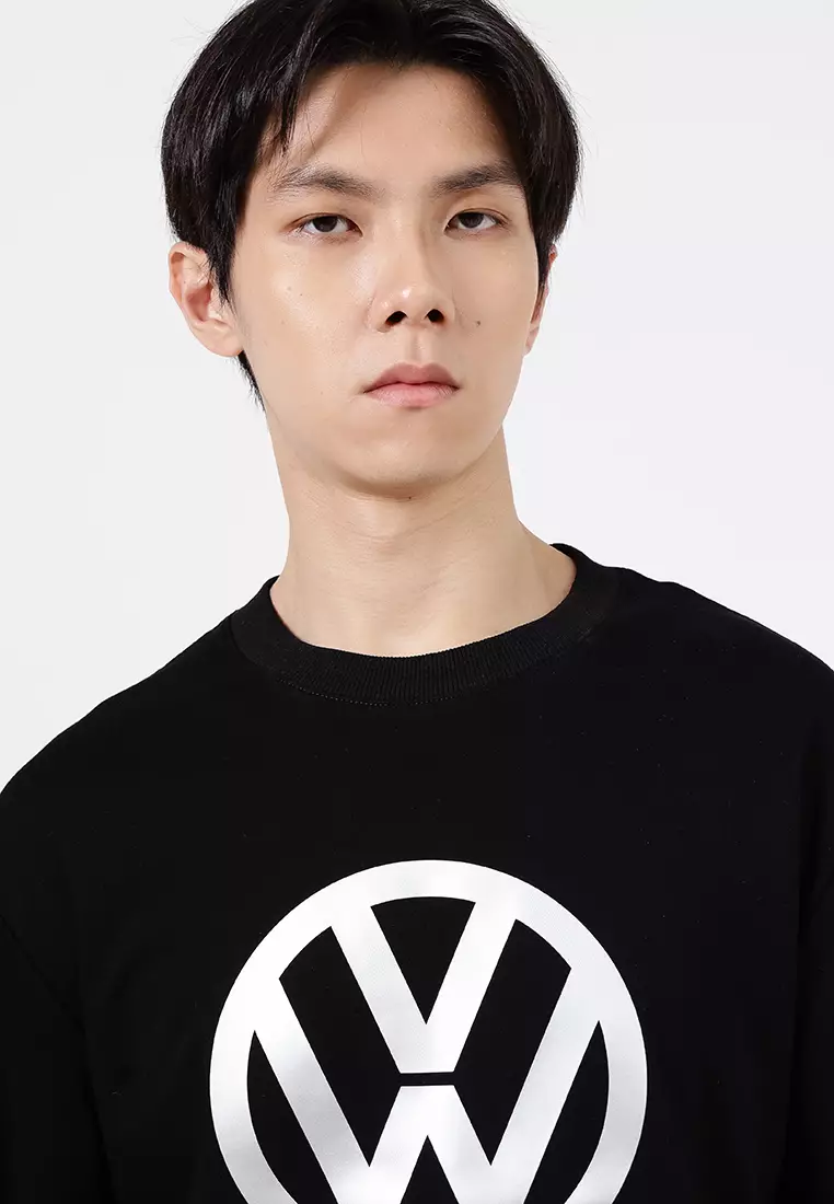 VOLKSWAGEN男士圆领徽标宽松版型 T 恤