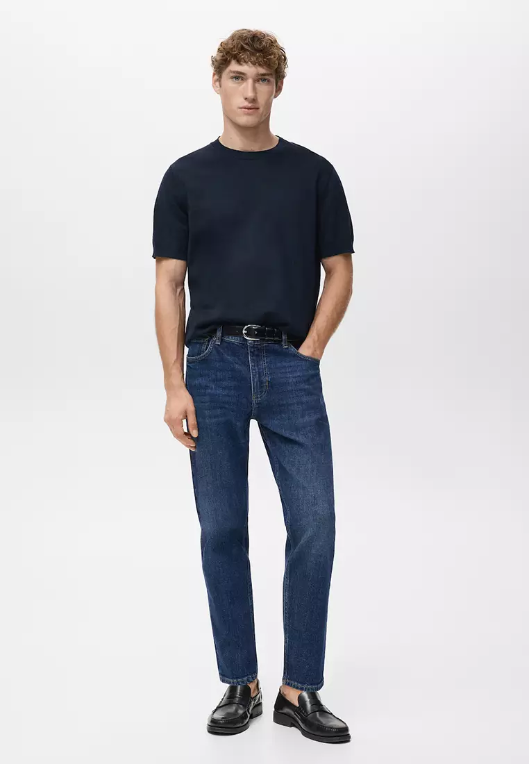 Ben Cropped Tapered-Fit Jeans