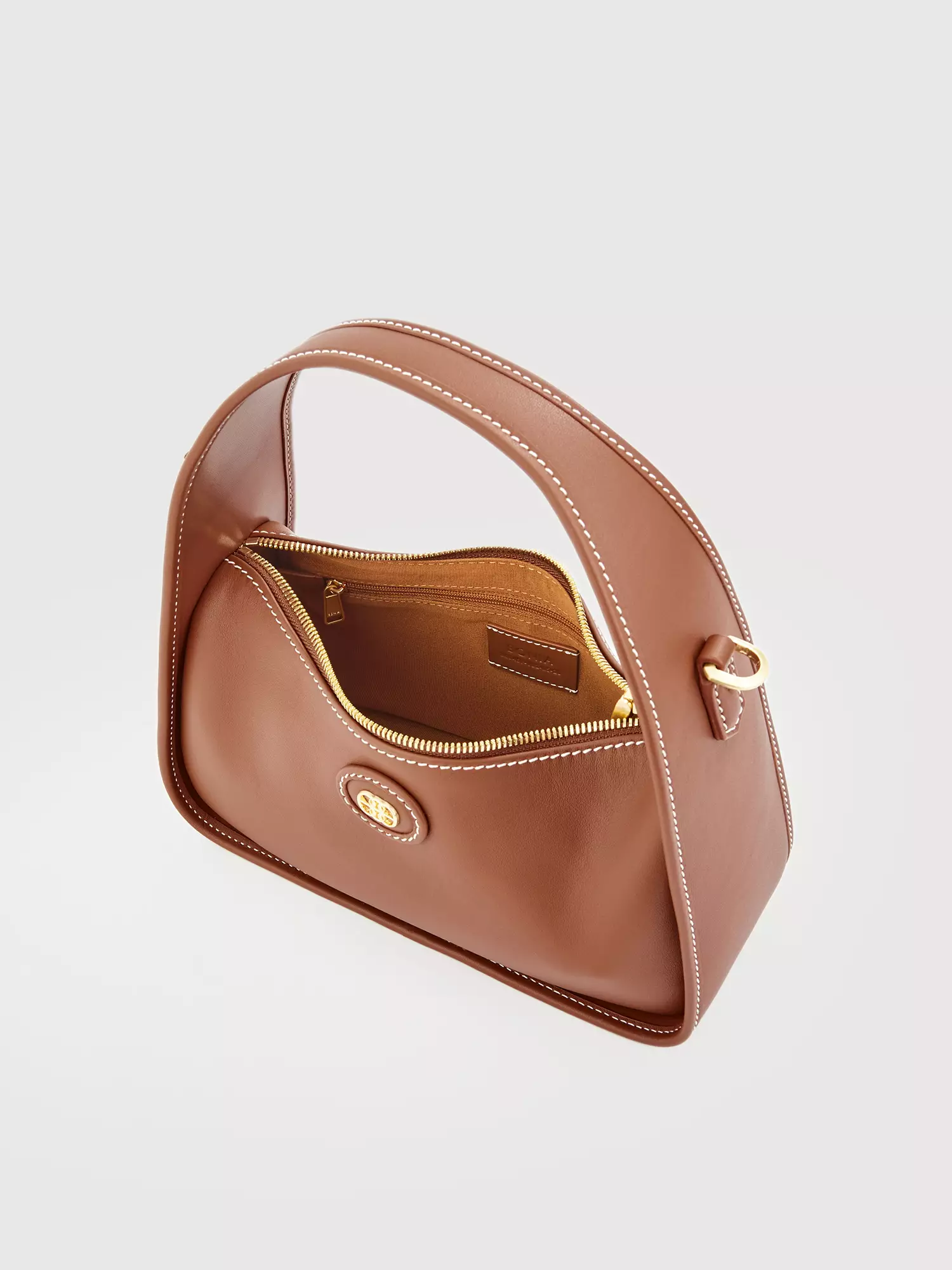 Nicola Satchel Bag Brown