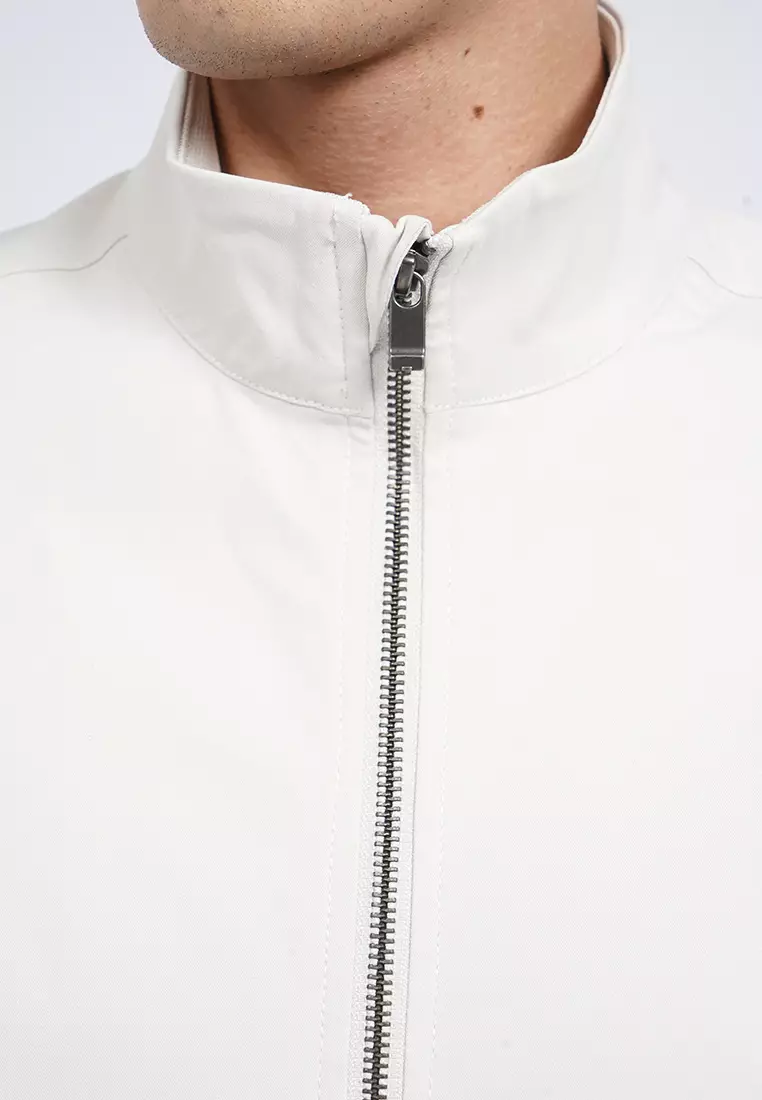 High Neck Jacket with Zipper
