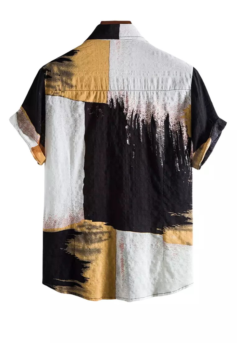 Short Sleeve Printed Shirt YL-C135