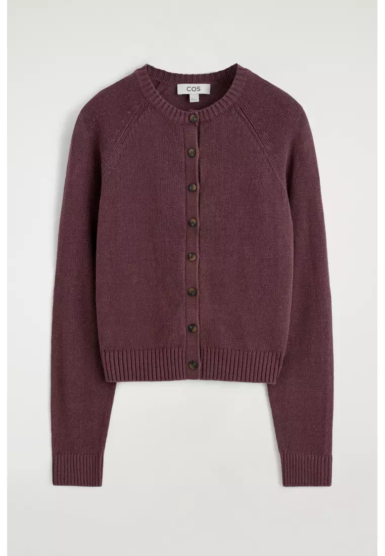 KNITTED LINEN CARDIGAN