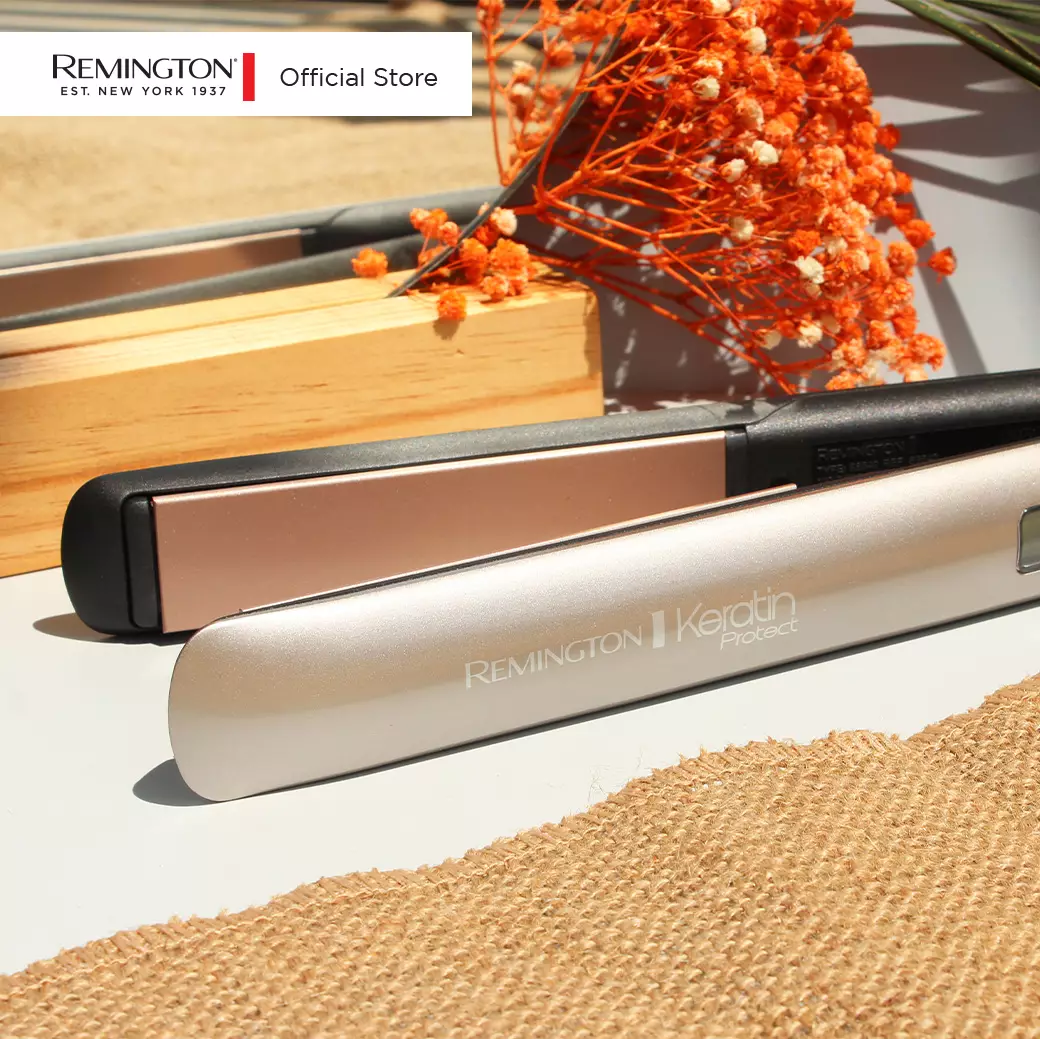 Remington Catokan Pelurus Rambut Keratin Protect S8540