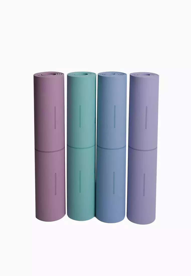 TPE瑜伽垫含有体位线