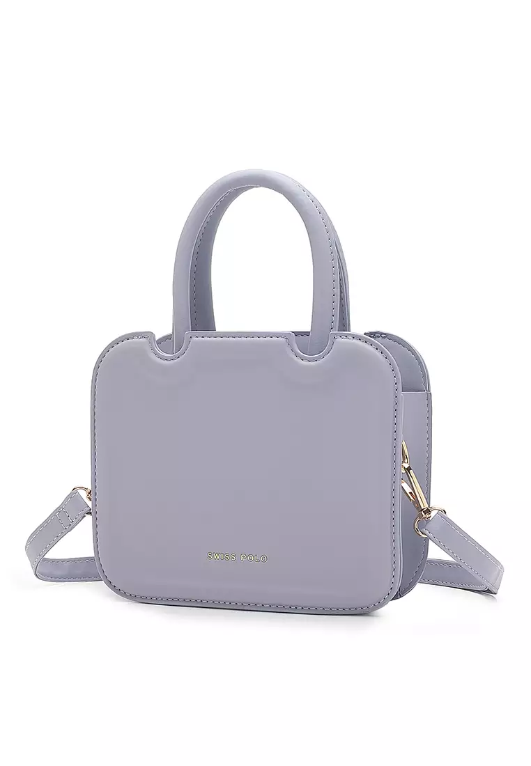Women's Top Handle Bag / Sling Bag / Crossbody Bag - Purple