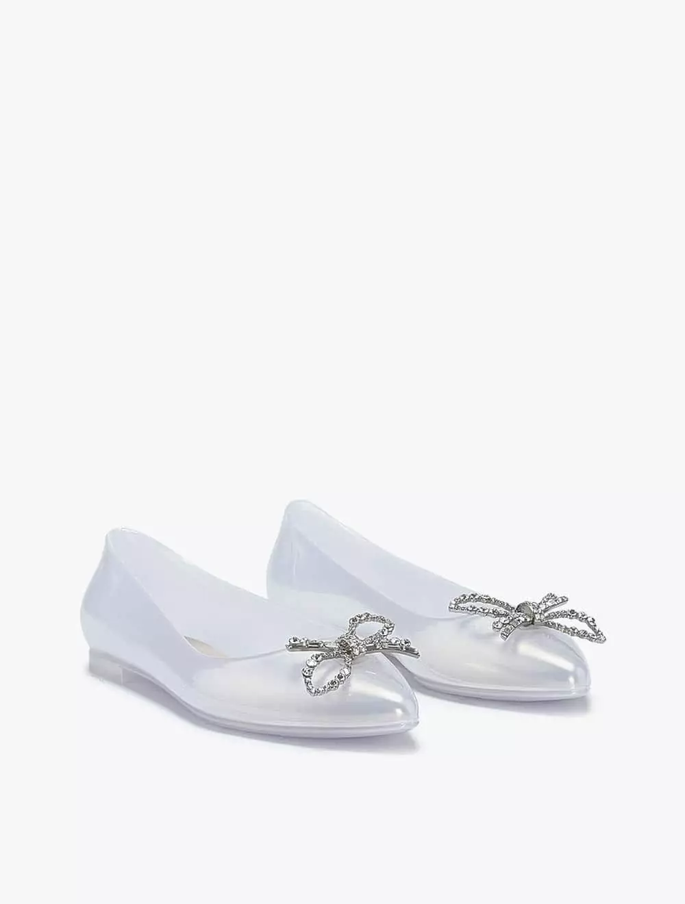 Payless Chrissie Womens Visca Flats - Clear_15 - Clear