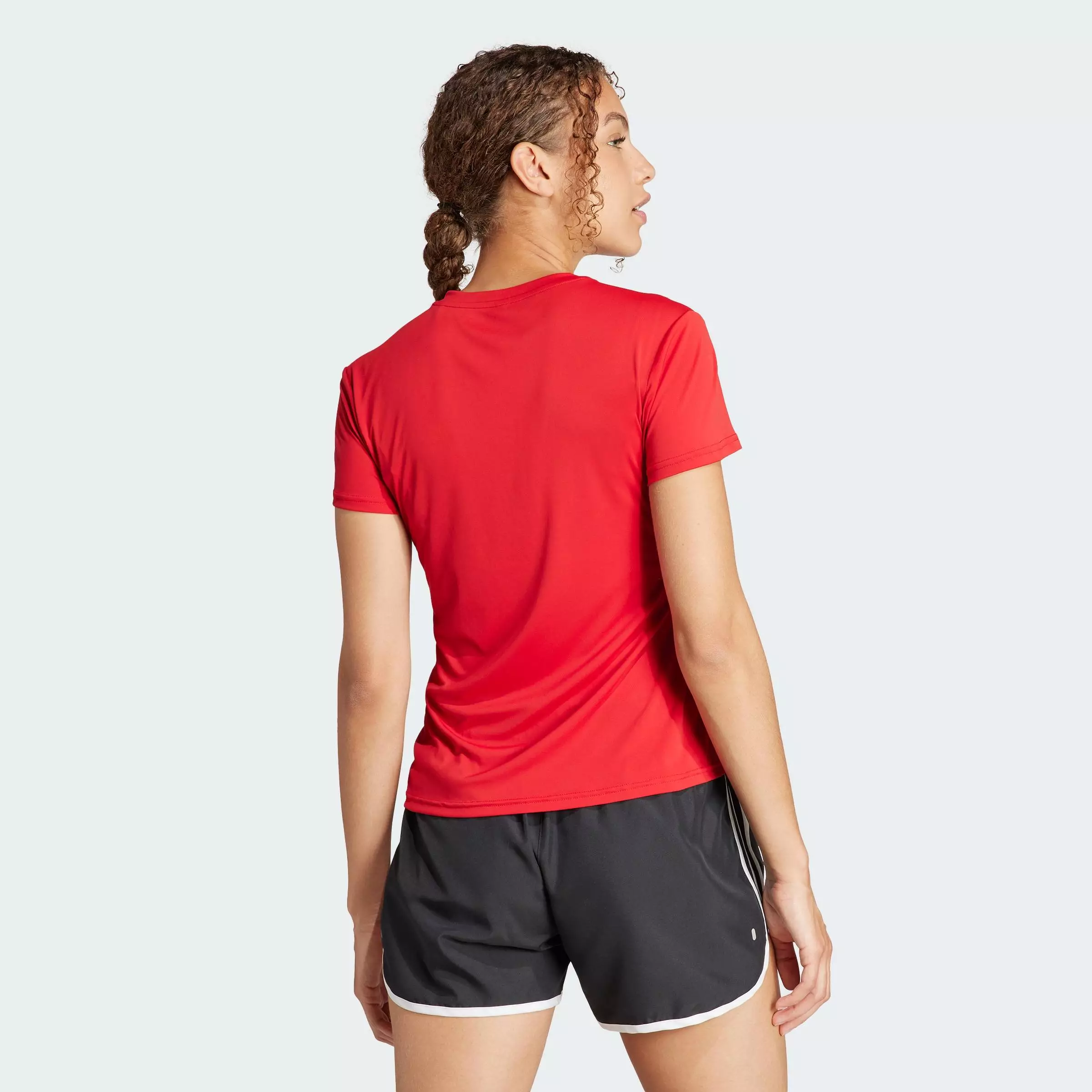 Running Adizero Essentials Running Tee Women Red IT1824