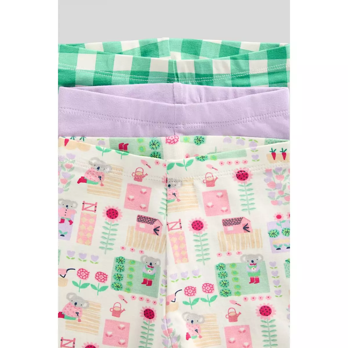 Mothercare Leggings - 3 Pack - Celana Panjang Bayi Perempuan (Ungu)
