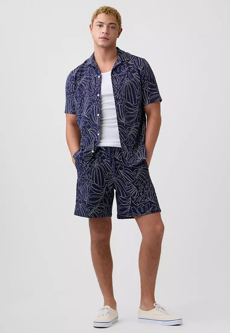 Standard Fit Linen-Blend Vacay Shirt
