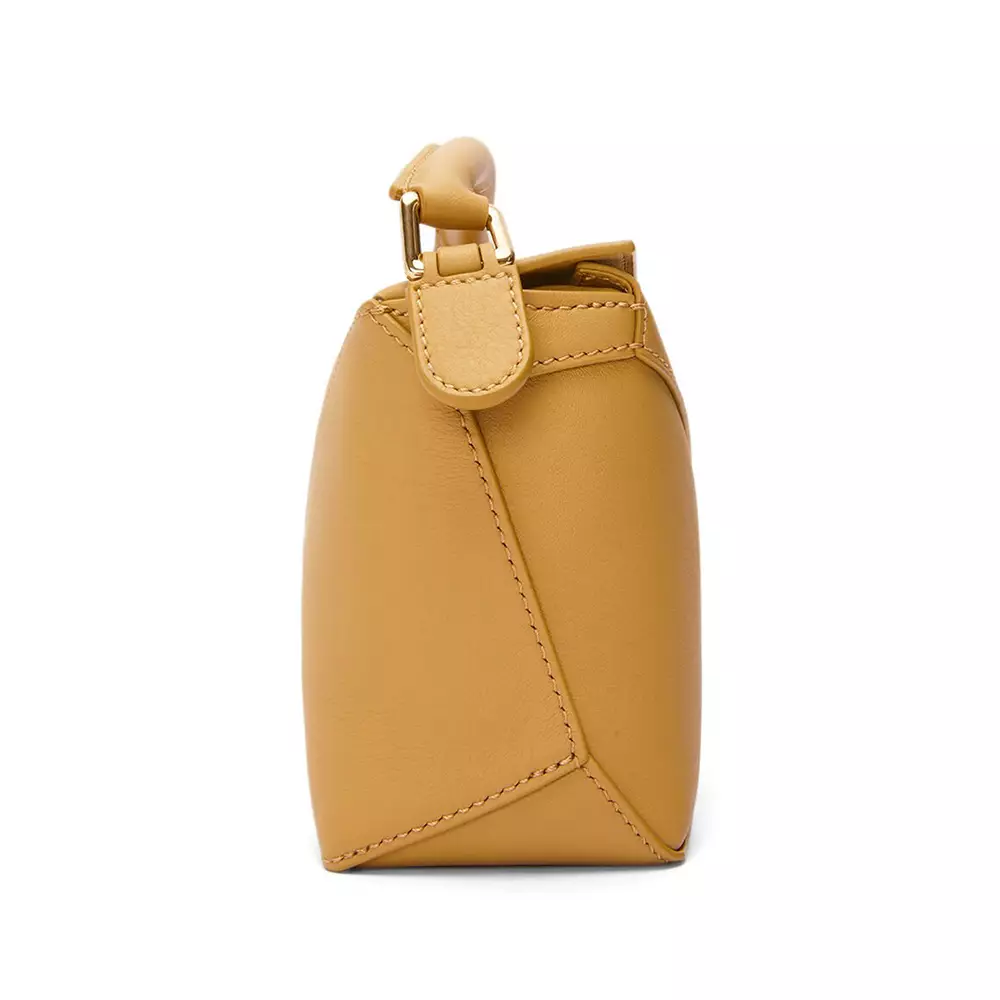 Mini Puzzle Edge Bag in Classic Calfskin Sahara Ghw