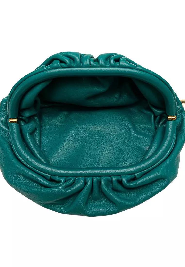Pre-Loved Bottega Veneta Lambskin Belt Chain Pouch
