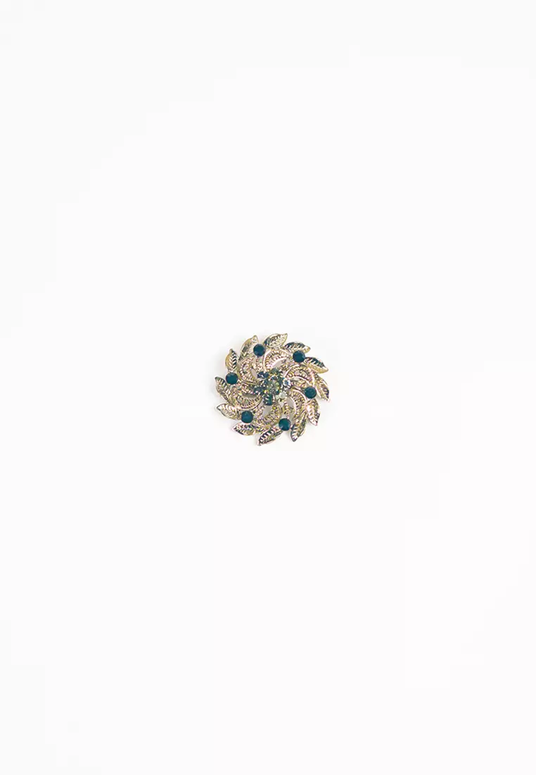 Houseofcuff lapel pin brooch bros untuk jas TUSUK GOLD A42