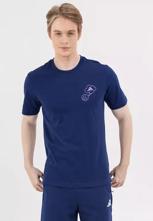 Lounge Verbiage Circle Graphic T-Shirt