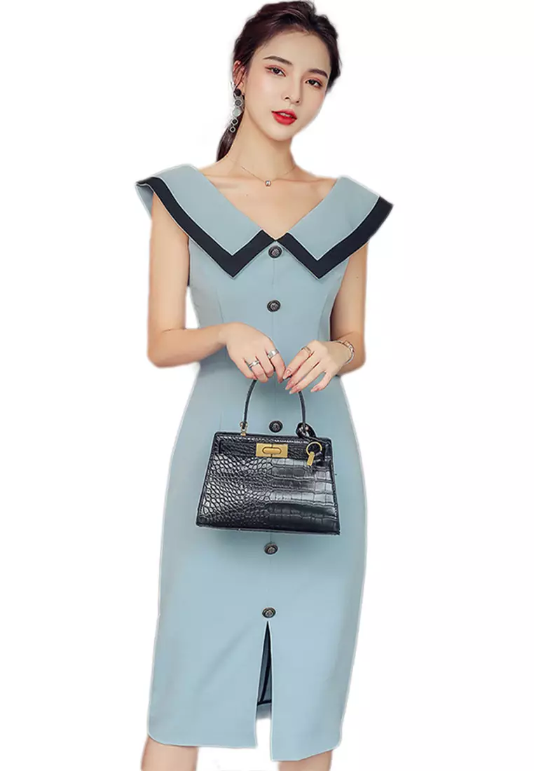 Buy Sunnydaysweety Fashion Ladies Bag Hip Sexy One Piece Dress