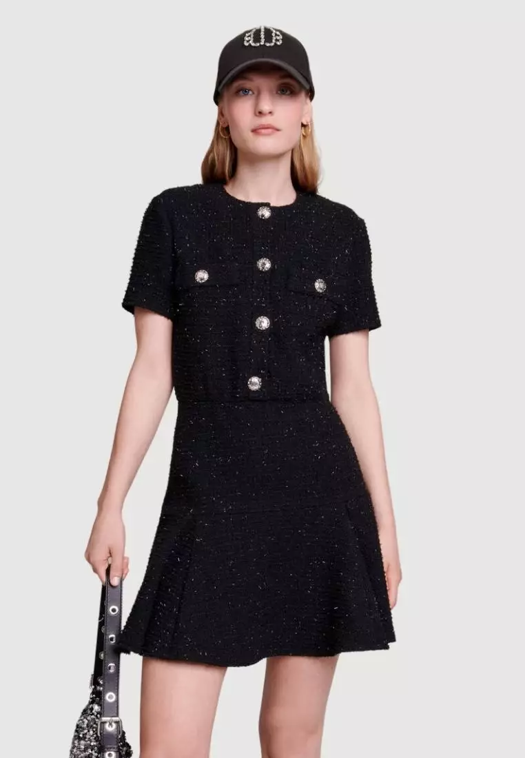 Buy Maje Short tweed dress 2024 Online ZALORA Singapore