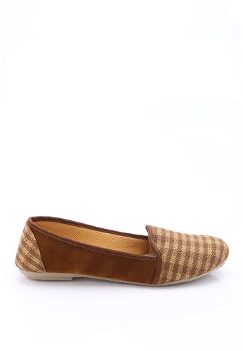 Dr. Kevin Women Flat Shoes Slip On 43111 - Brown
