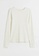 H&M white Ribbed Modal-Blend Top 1CB86AA5DF234EGS_4