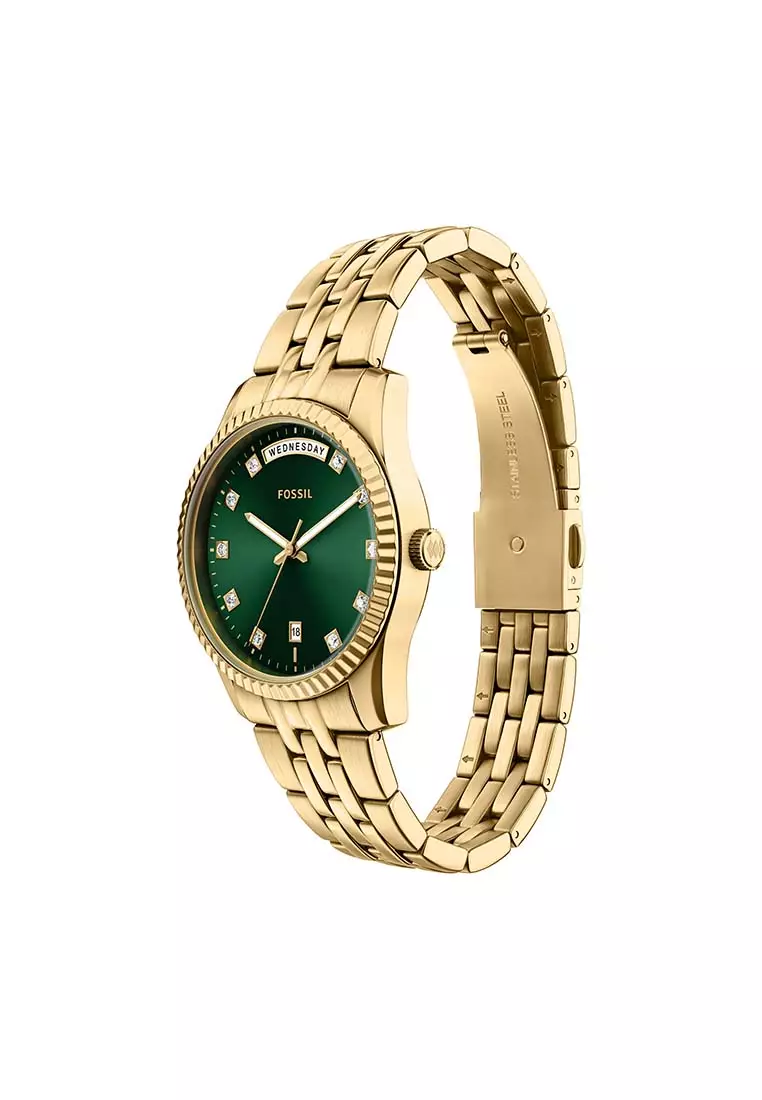 Scarlette Gold Stainless Steel Watch Es5460