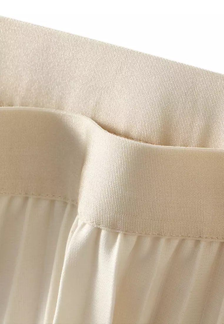 Simple High Waist Pleated Skirt AF0211