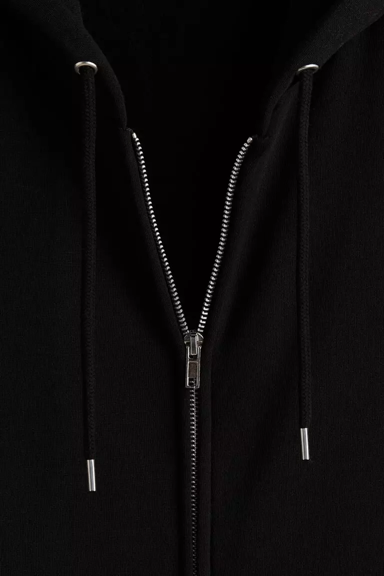 Zip-through hoodie