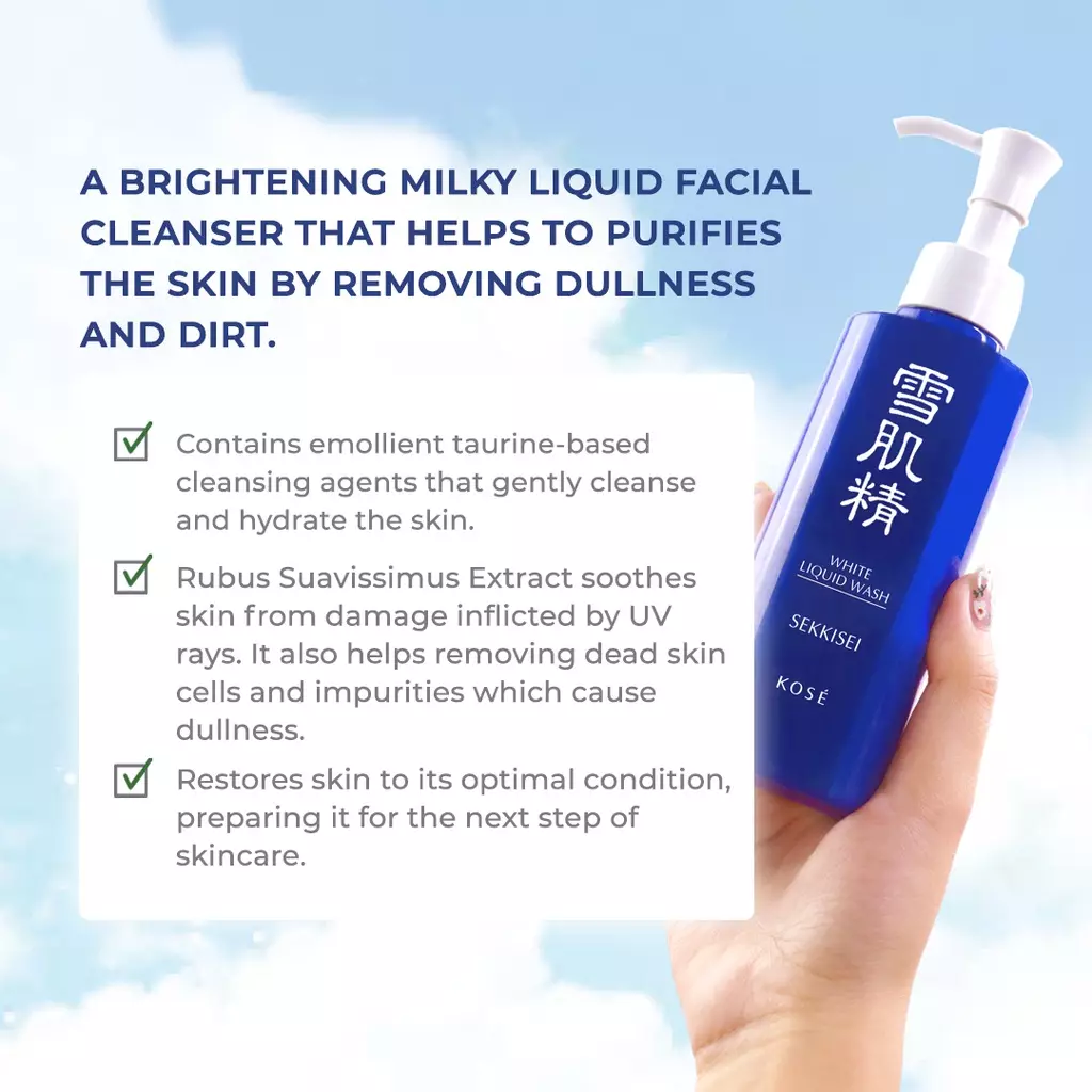 KOSE Sekkisei White Liquid Wash