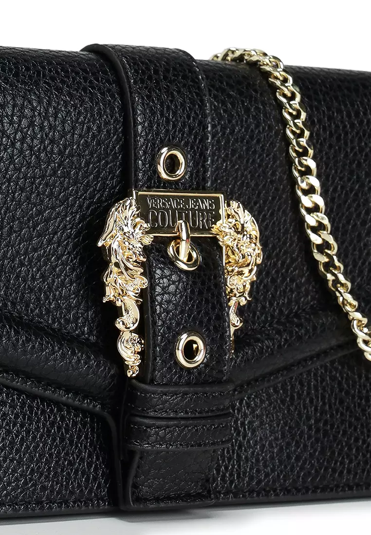 人気【VERSACE JEANS COUTURE 】バロックバックル クロスボディ Versace Jeans Couture Baroque-buckle Crossbody Bag | Pink