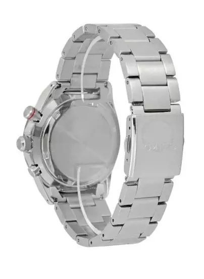 Jam Tangan Pria Seiko Chronograph SSB407 SSB407P1 Strap Stainless Steel Silver Color Quartz Watch Blue Color