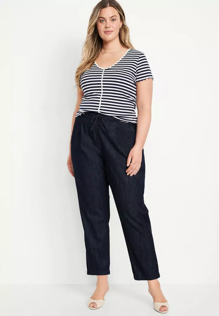 High-Waisted Billie Straight Trouser