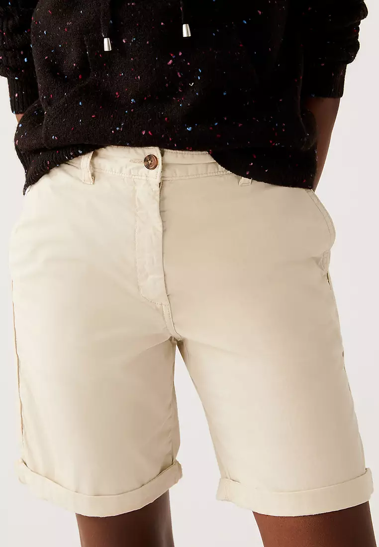 Cotton Rich Tea Dyed Chino Shorts