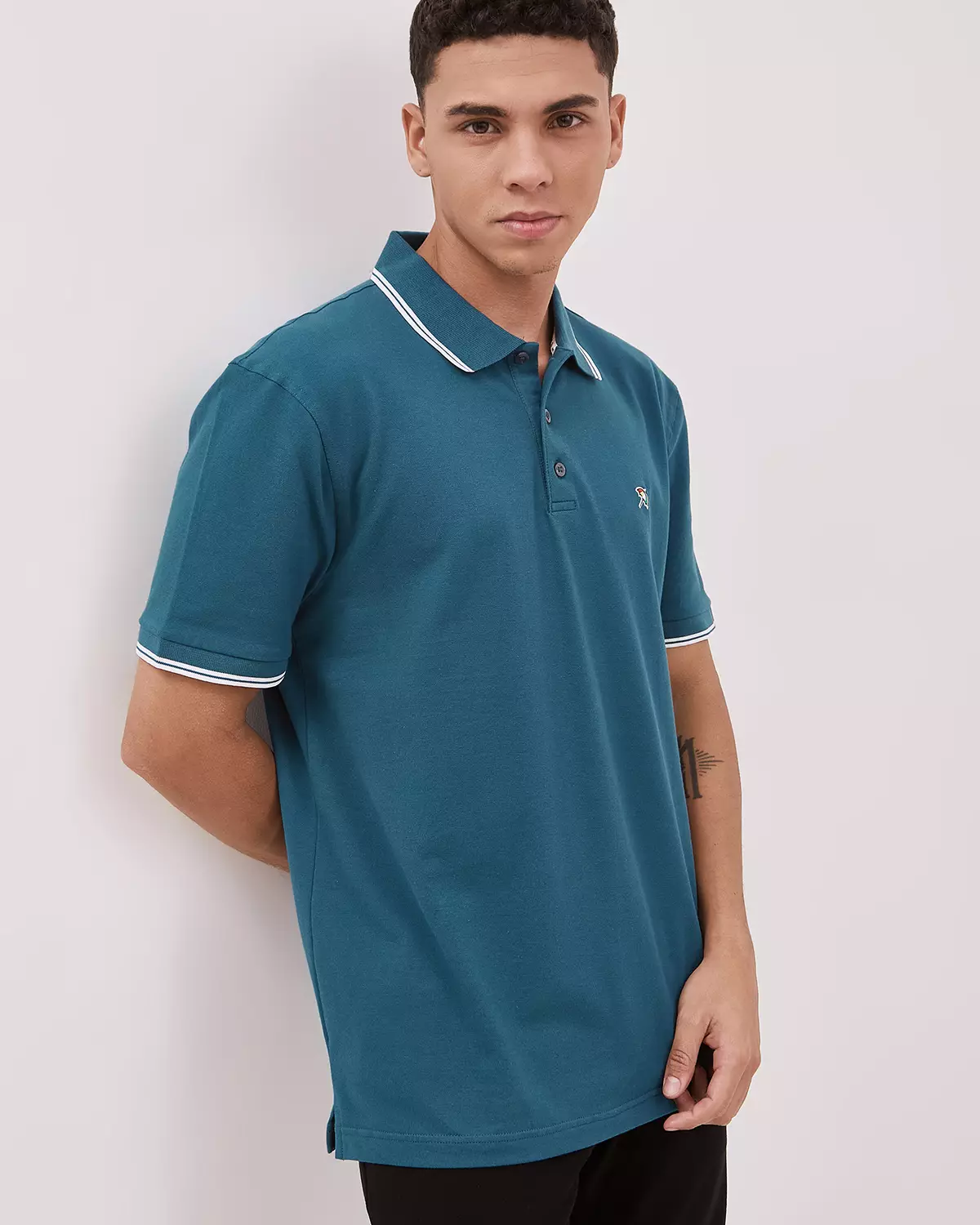 MEN'S BLUE POLOSHIRT