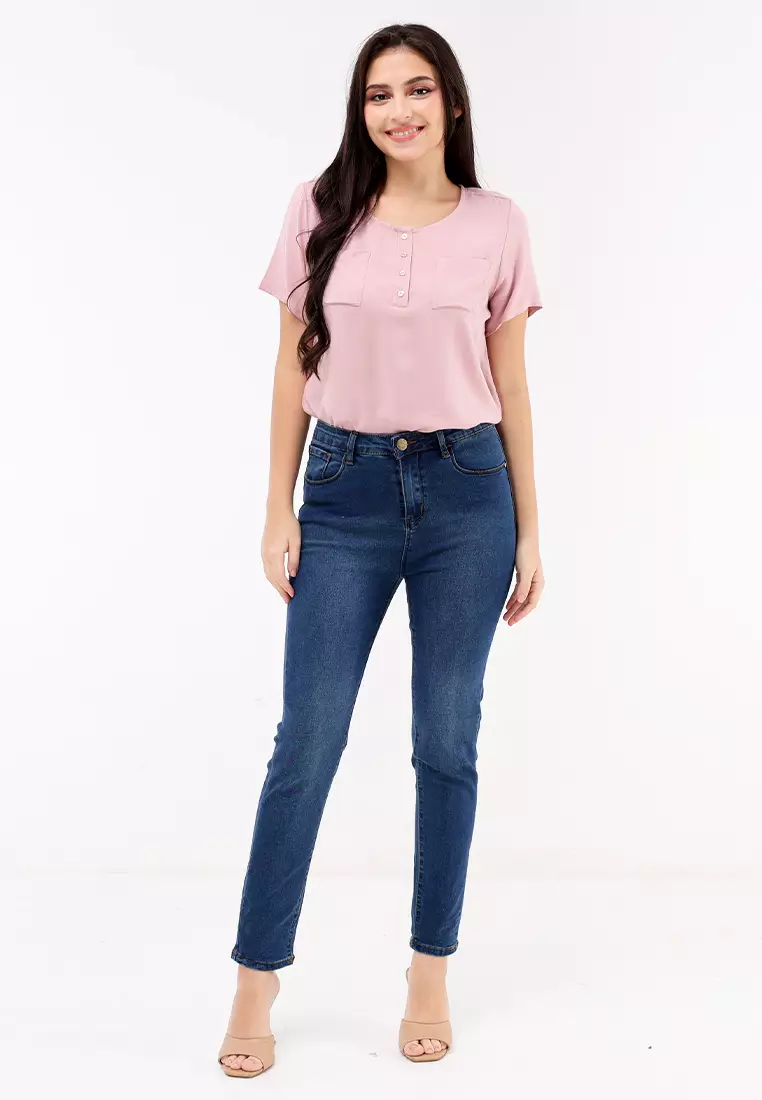 Denim Slim Fit Femme Jeans