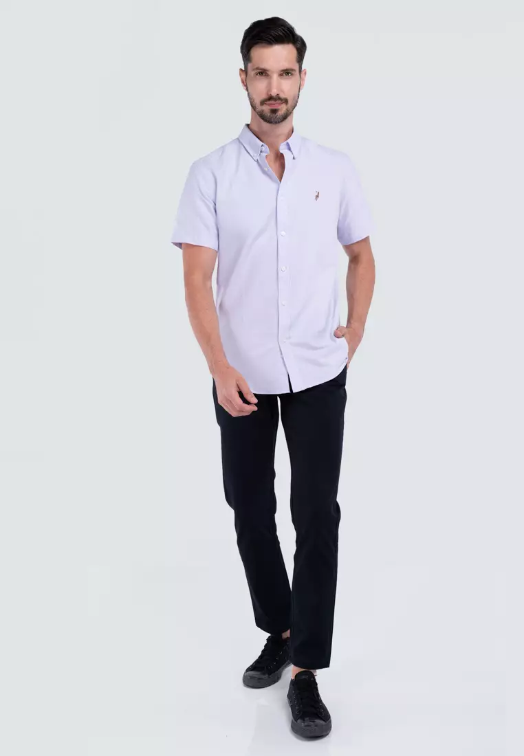 Polo Haus - Men’Cotton Plain Regular Fit Short Sleeve