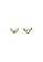 ZITIQUE gold Women's Unsymmetrical Elk Antlers Earrings - Gold 6C502AC7741DD2GS_1
