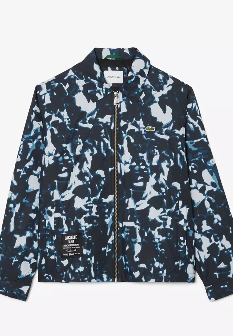 Lightweight Cropped Printed Jacket