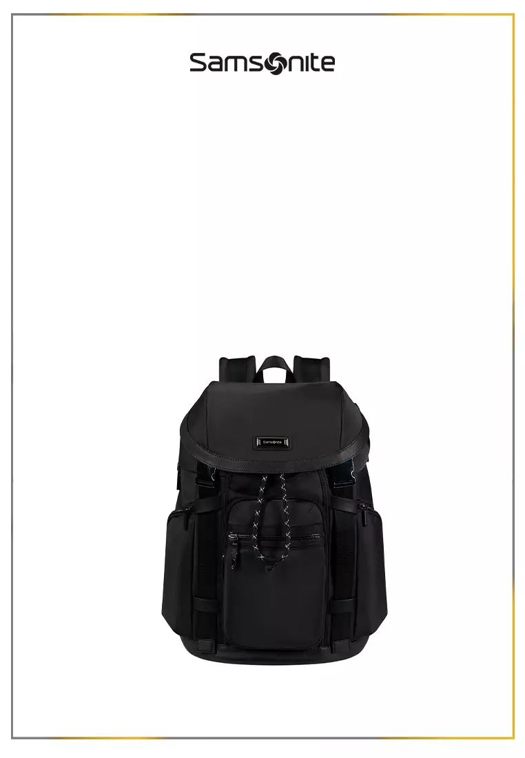 Samsonite Relyon Backpack M 15.6"+Flap Black