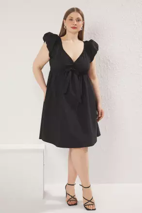 a line dresses singapore MELATI Sheer Beaded Bodice A Line Dress - Glamorous Elegance main image 0