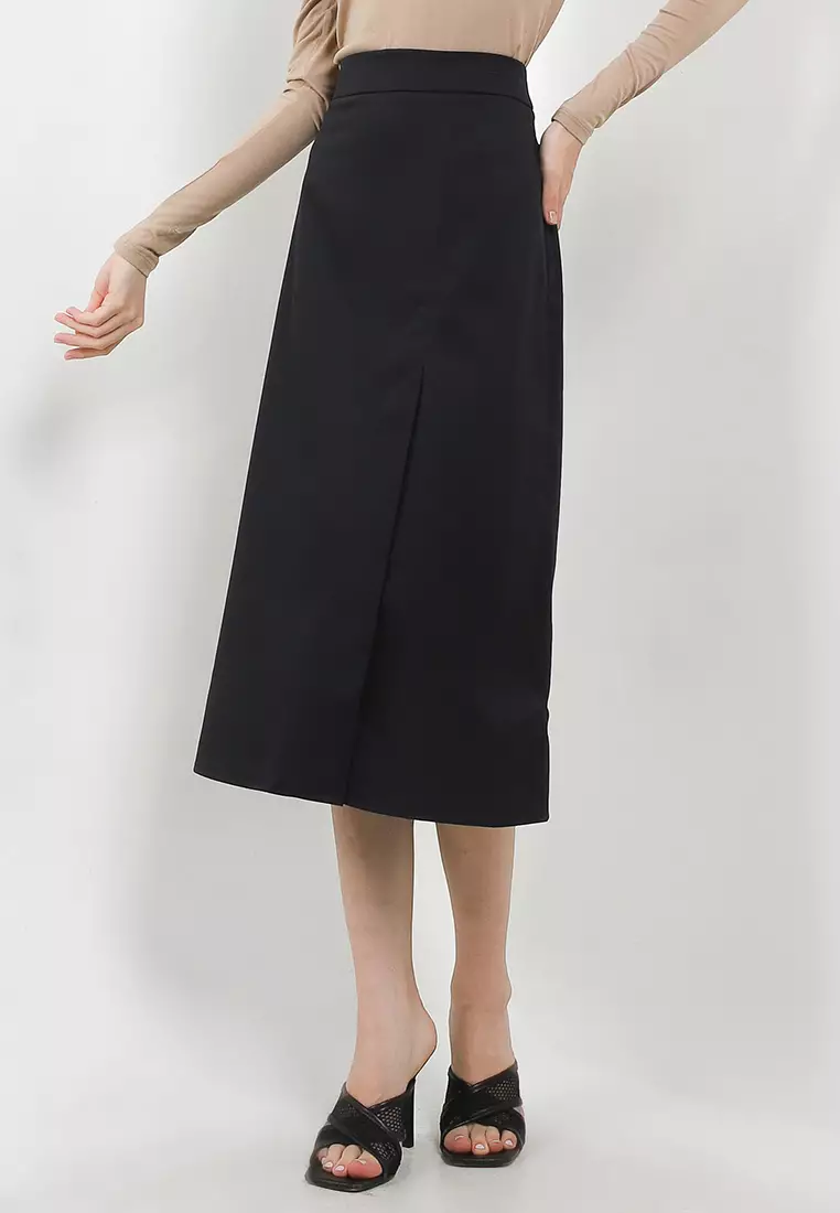 Hush black midi top skirt