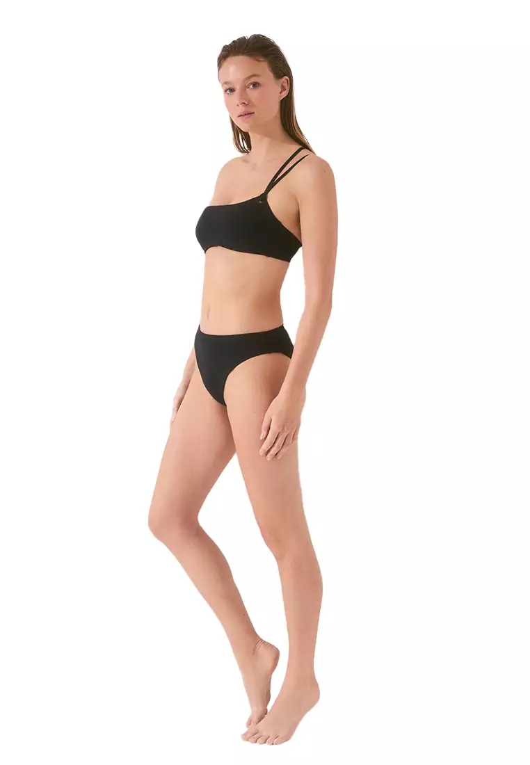 Black High-Waist Shaping Bikini Panty