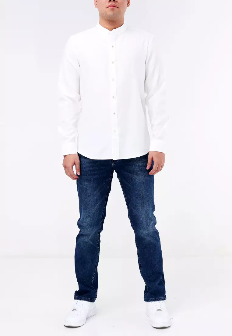 Woven Oxford Long Sleeve Shirt