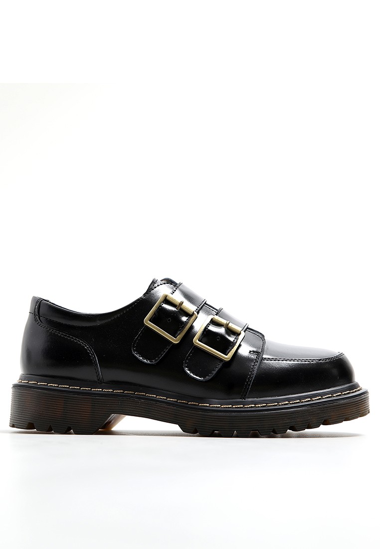 3.5CM Leather Monk Strap Shoes MZ2229-1