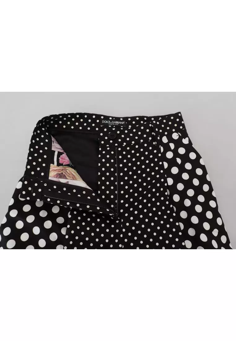Dolce & Gabbana Polka Dot Slim Capri Trousers Tapered Pants main image 0