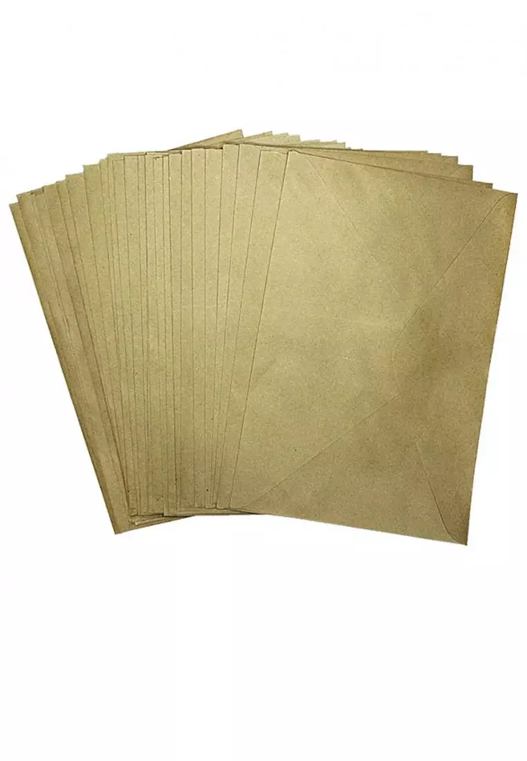 Buy Orions 25pcs Kraft Brown Envelope Long 2024 Online ZALORA Philippines
