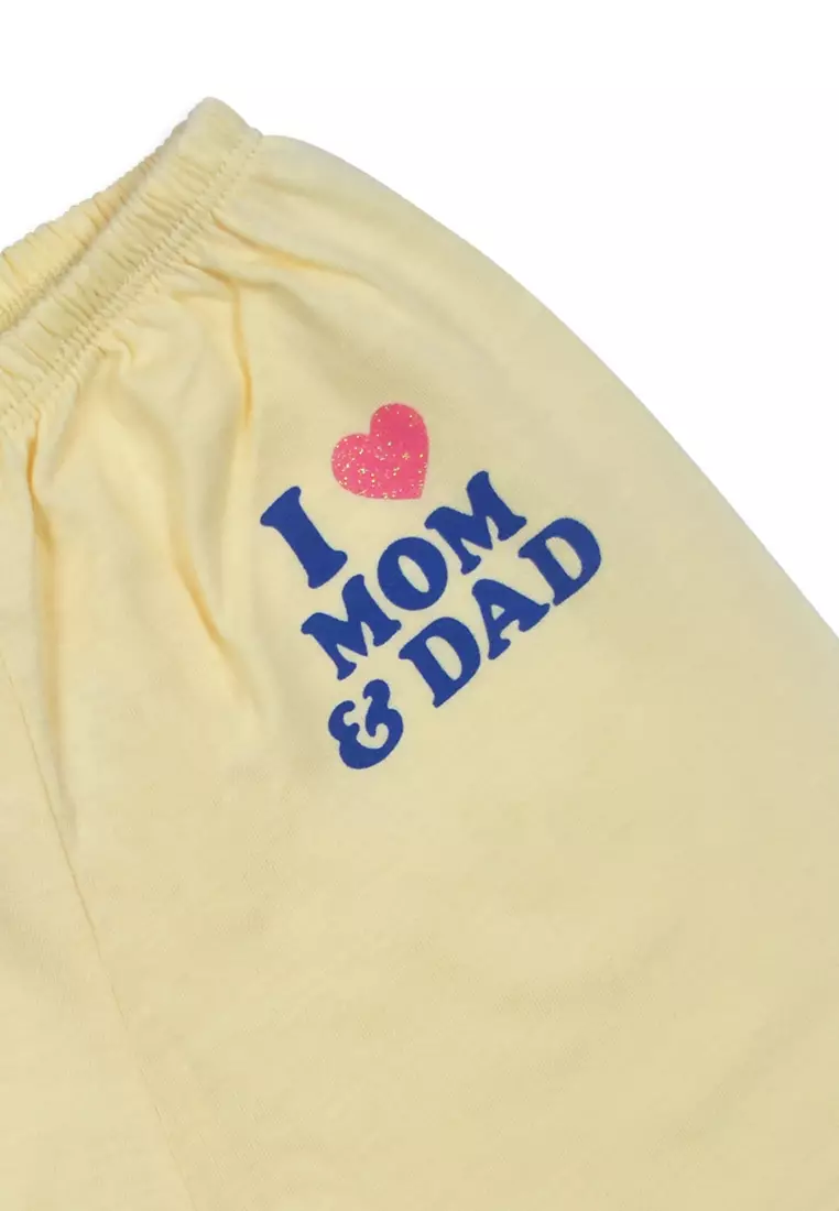 Girls 3-1 Short Set With Print Details