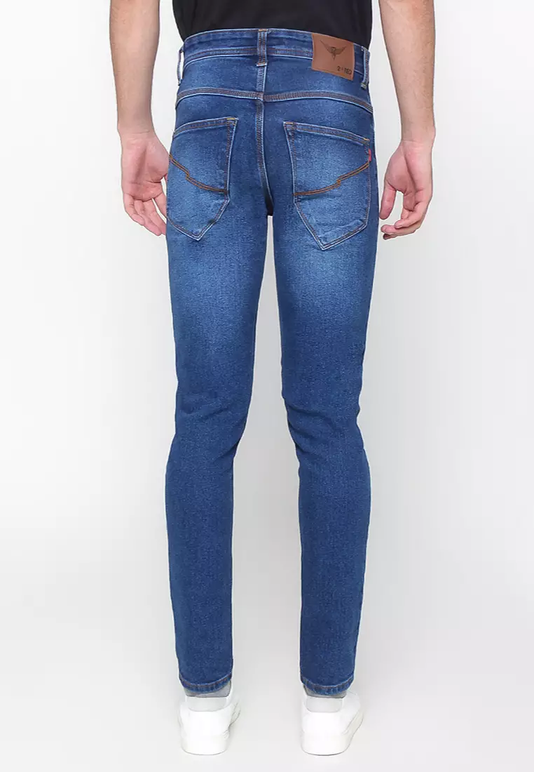 2Nd RED Slim Fit RAYA Blue ZA133262