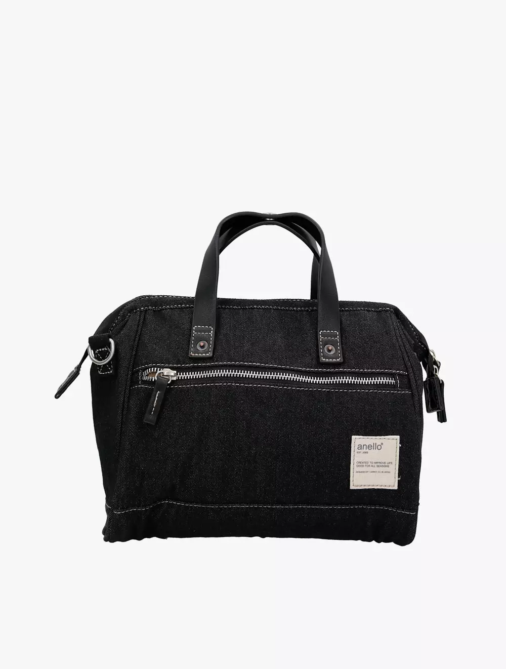 Jual Anello Anello Conny Kuchigane Mini Shoulder Bag Black Black Original 2024 ZALORA