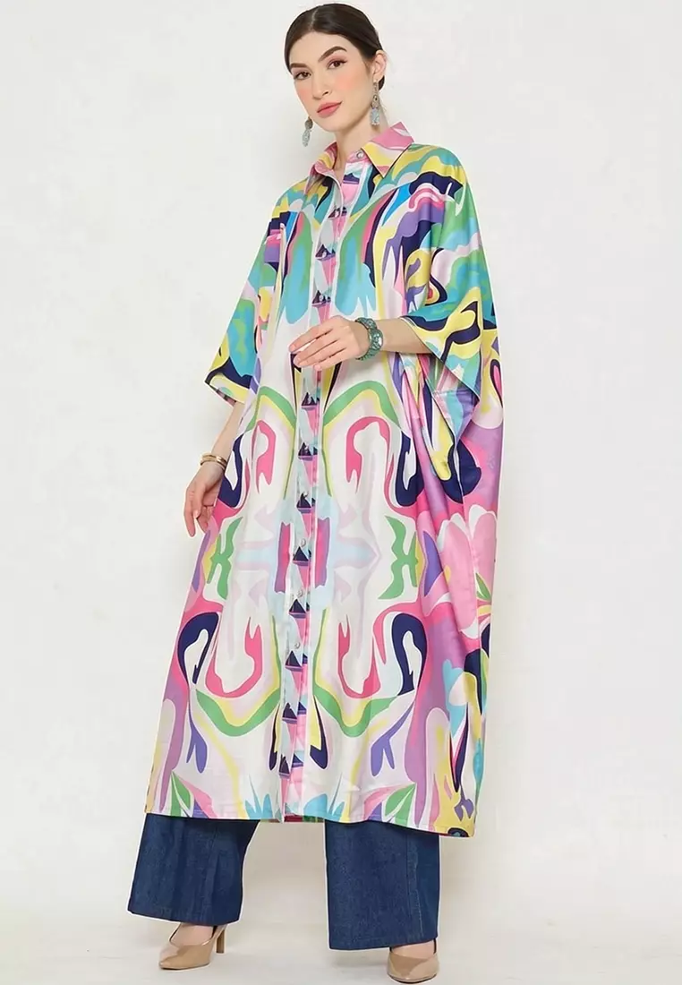 Kanzi Collared Kaftan