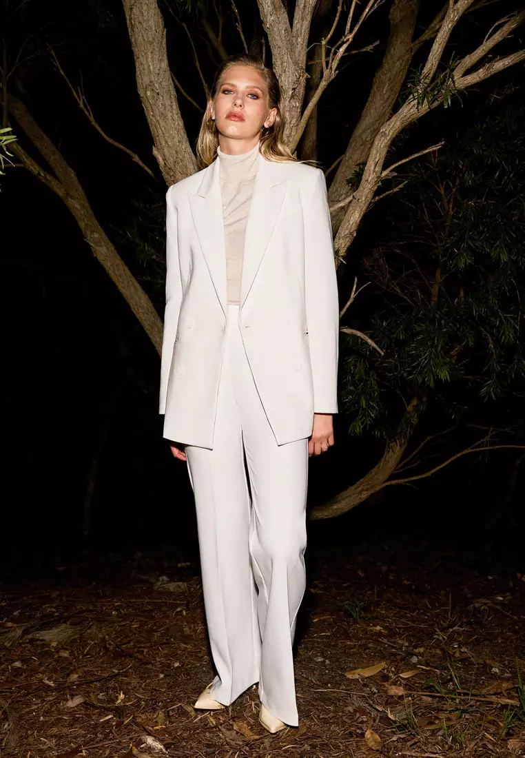 Belmore Crepe Flared Pants