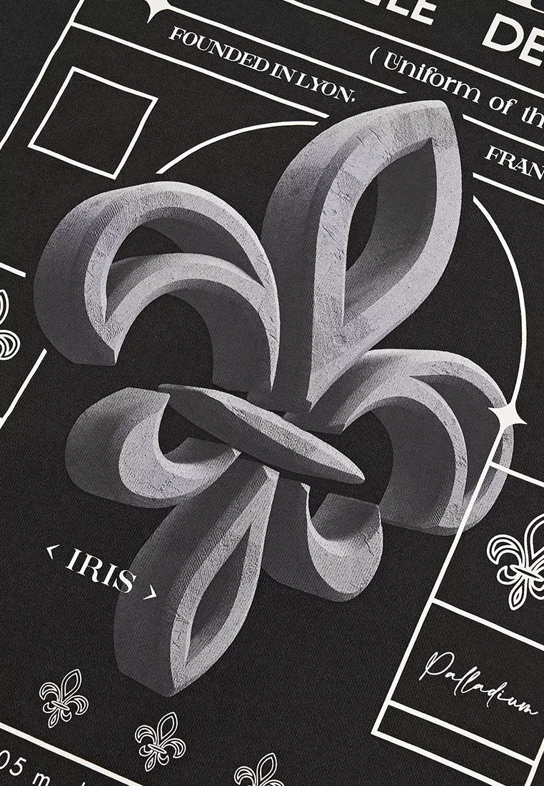 男裝 PALLADIUM LOGO 寬鬆連帽衛衣